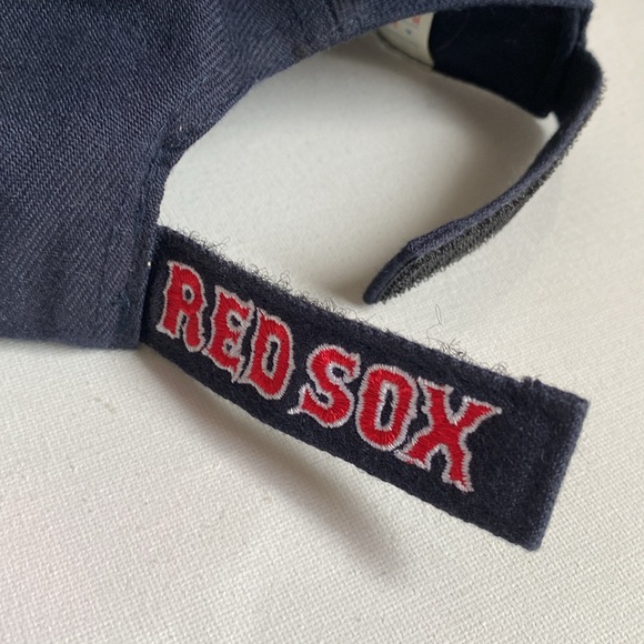 Boston Red Sox Logo Cap Navy and Red - Picture 10 of 10